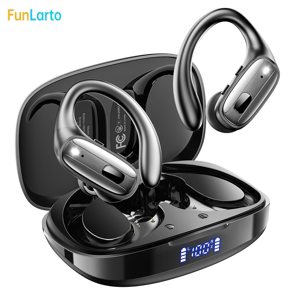 Open Ear Air Conduction Headphones - Écouteurs de sport Bluetooth 5.3, oreillettes