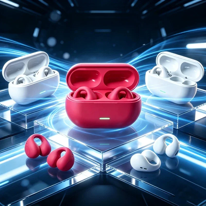 Open Ear Air Conduction Headphones - Casque Bluetooth T75 5.3 sans fil