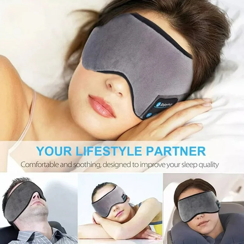 Sleep Mask Headphones Bluetooth - Bandeau de sommeil sans fil Bluetooth