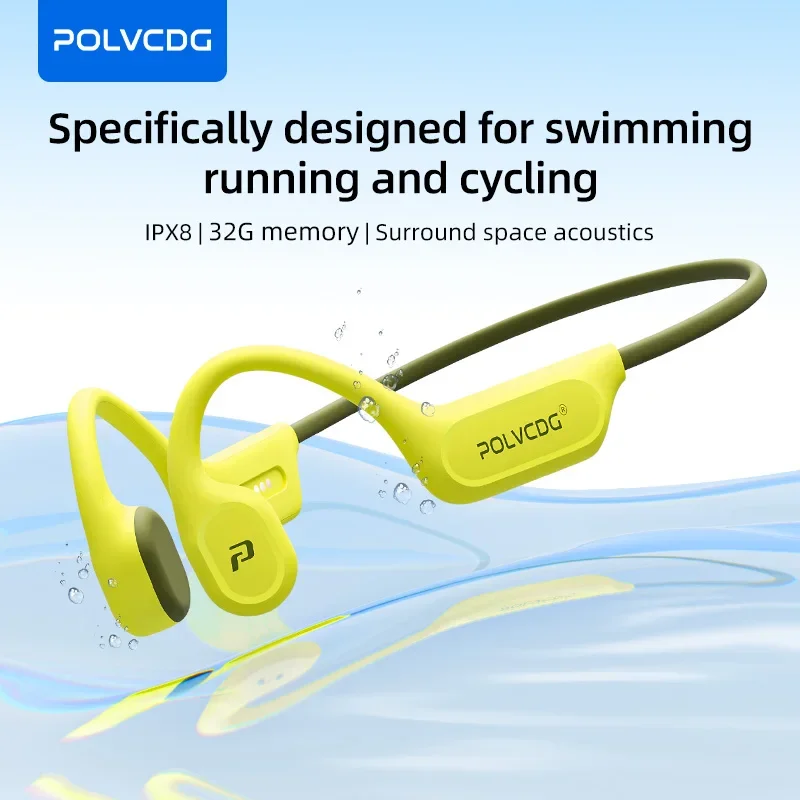 Bone Conduction Running Headphones - Écouteurs de natation à conduction osseuse