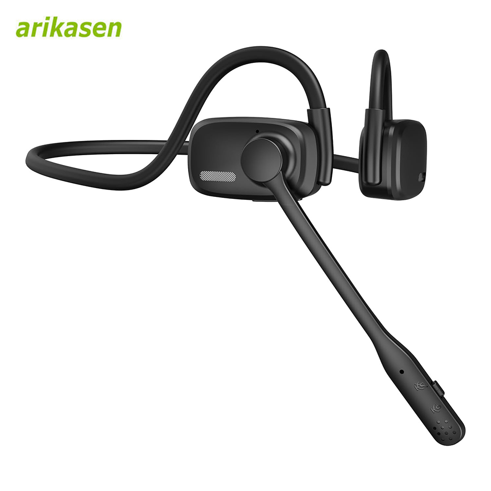 Open Ear Air Conduction Headphones - Casques Bluetooth avec microphone Boom suppression