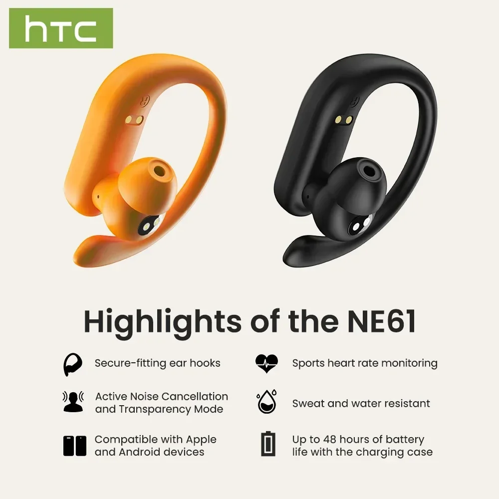 HTC NE61 Bluetooth écouteurs r - Type C Wired Earphones With Mic avis et prix